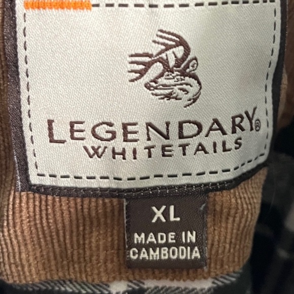 Legendary Whitetails Blue and Black Plaid Shirt - Picture 5 of 6